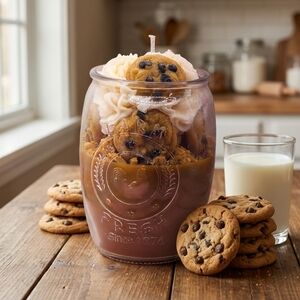 Soy Wax Dessert Candle Chocolate Chip Cookie & Vanilla Buttercream